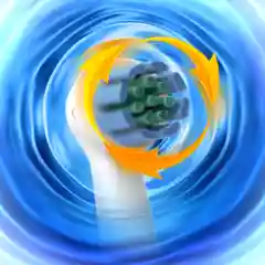 Сменные насадки для детской электрической зубной щетки PECHAM Kids Sonic, 2 шт