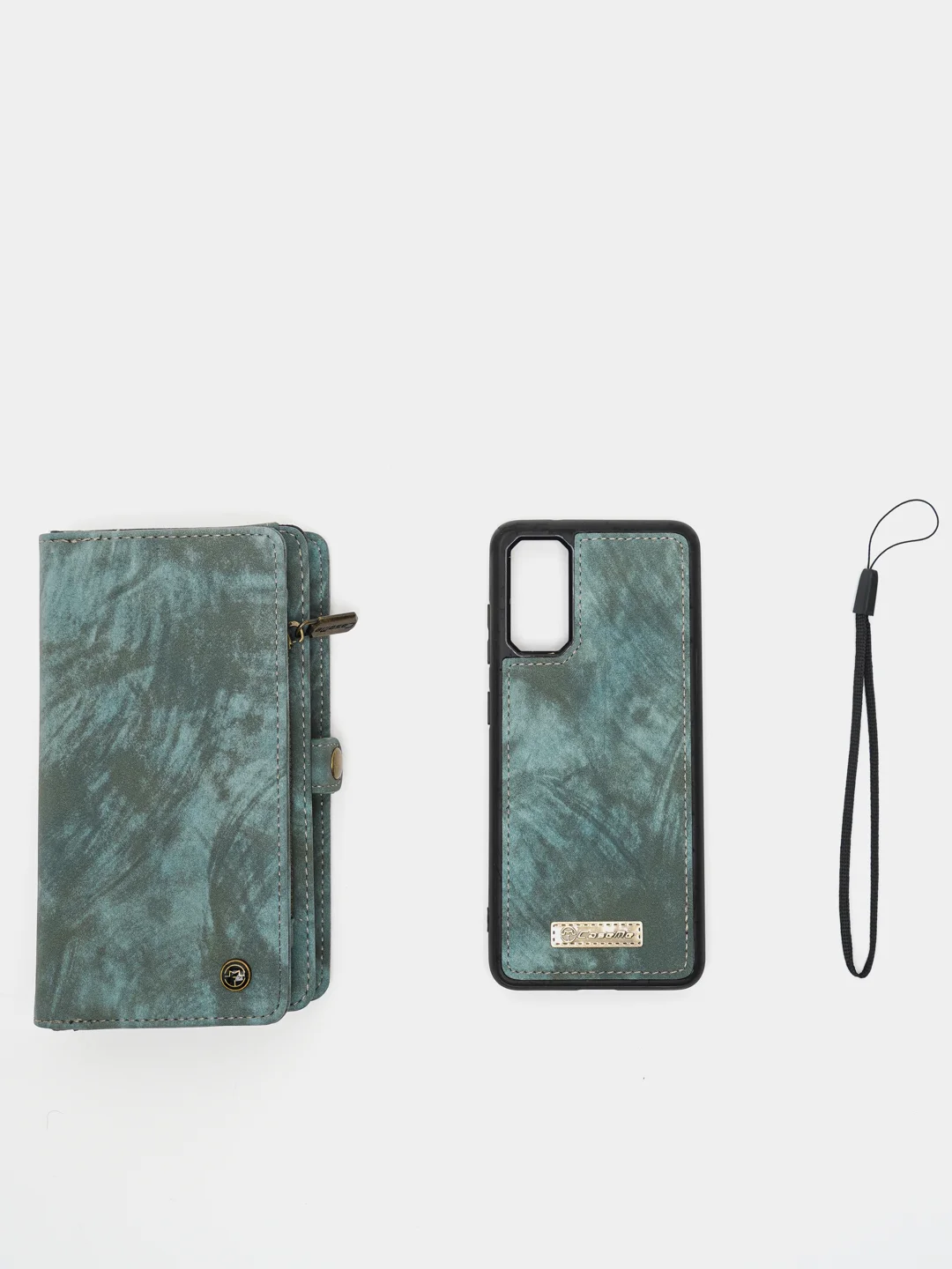 Морской кошелек  + чехол из эко кожи Samsung A50, A70, S10, S10+, S20