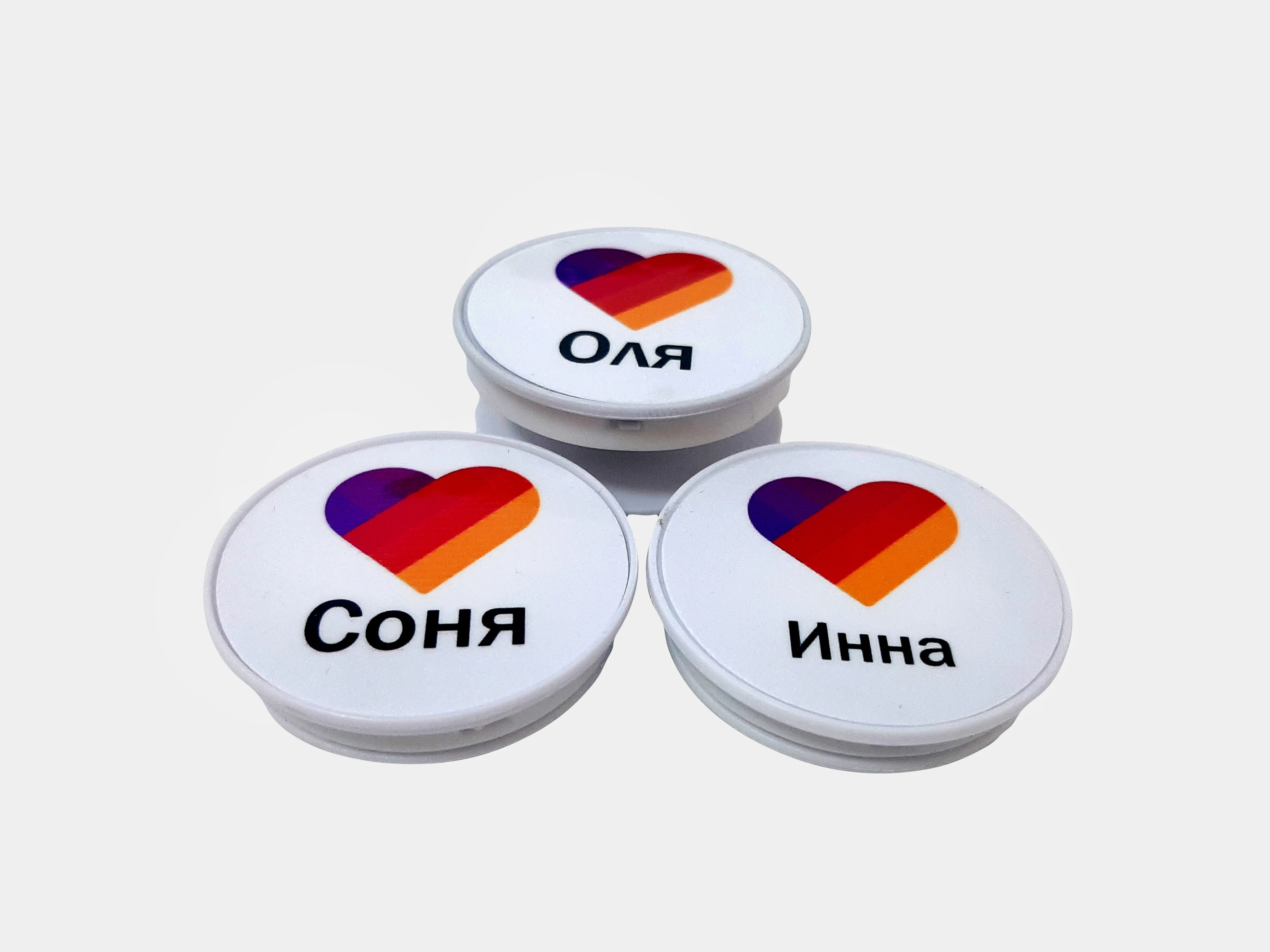 Именной попсокет, подставка для телефона