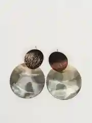 Серьги подвески с дисками, сережки Gipolita