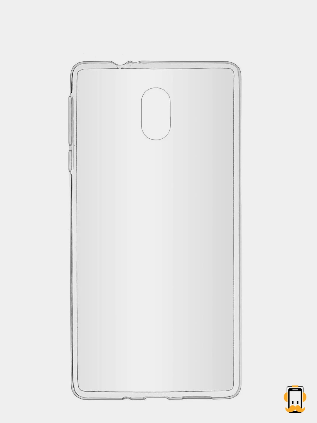 Nokia 3 прозрачный чехол