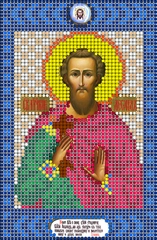 Канва, шелк, иконы для вышивания бисером, 10 х 16 см