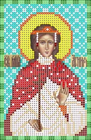 Канва, шелк, иконы для вышивания бисером, 10 х 16 см