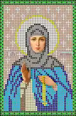 Канва, шелк, иконы для вышивания бисером, 10 х 16 см