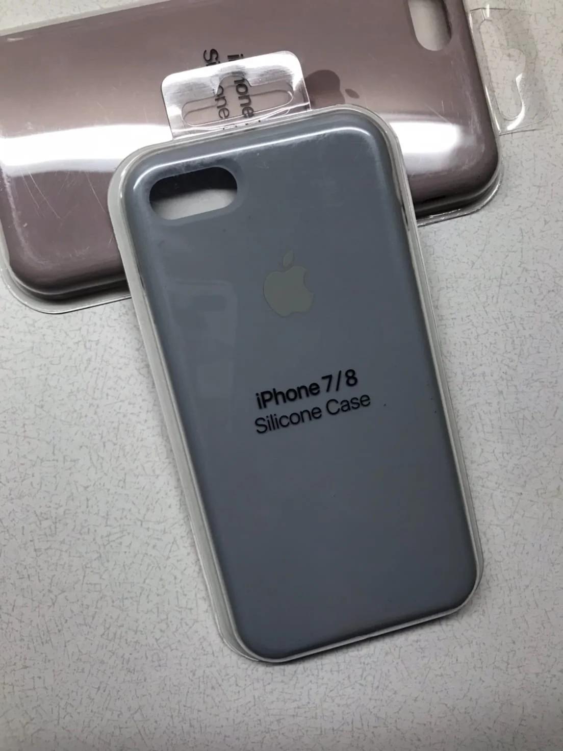 Небесно-голубой защитный силиконовый чехол для iphone 7 iphone 8 с яблоком