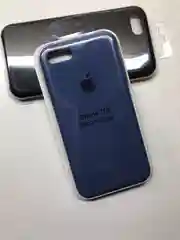 Индиго защитный силиконовый чехол для iphone 7 iphone 8 с яблоком