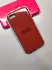 Коралловый защитный силиконовый чехол для iphone 7 iphone 8 с яблоком