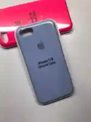 Лавандовый защитный силиконовый чехол для iphone 7 iphone 8 с яблоком