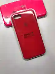 Красный защитный силиконовый чехол для iphone 7 iphone 8 с яблоком
