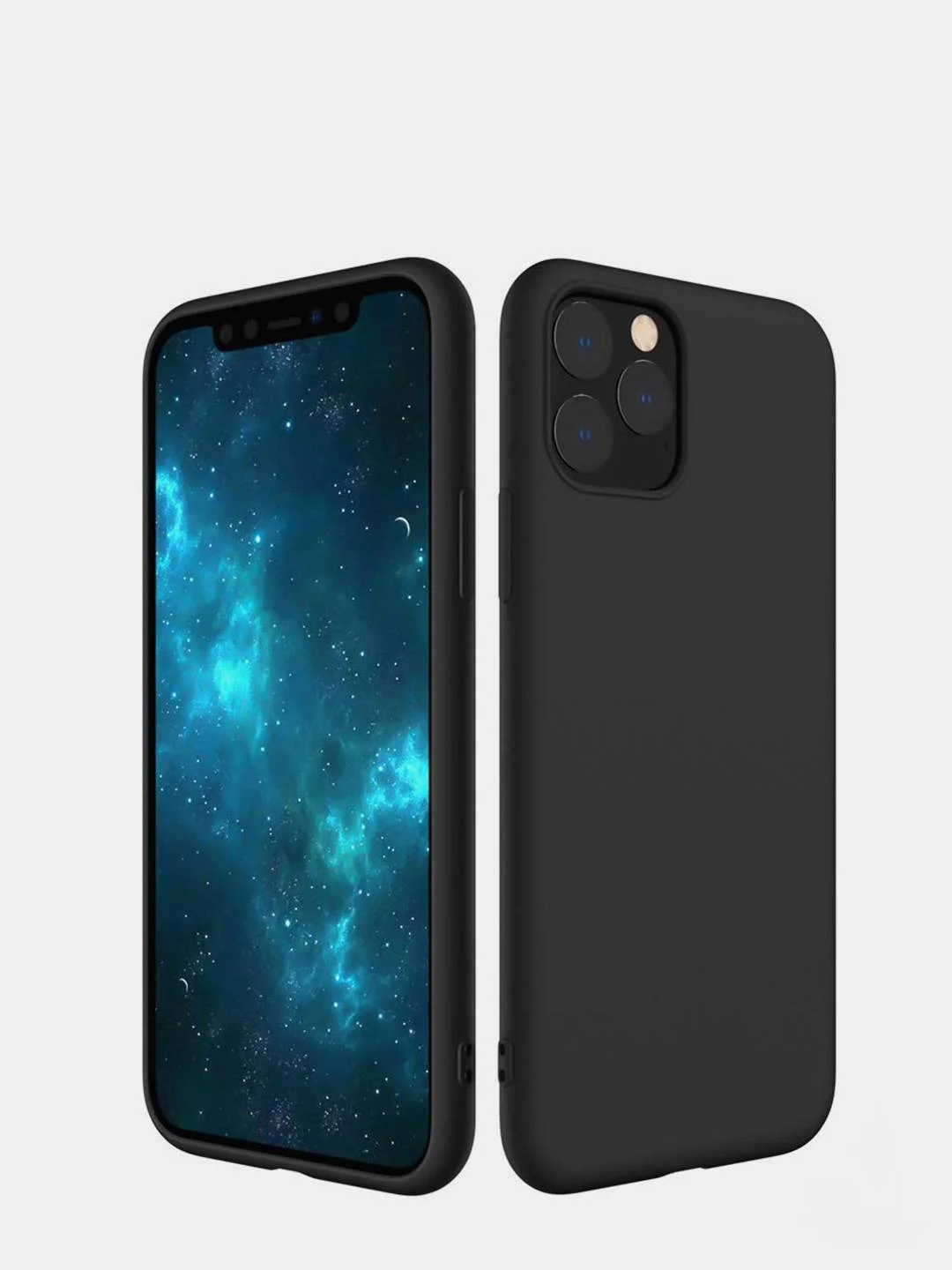 Чехол силиконовый черный для Apple Iphone 7/8/7+/8+/X/XS/11PRO/11 PRO MAX
