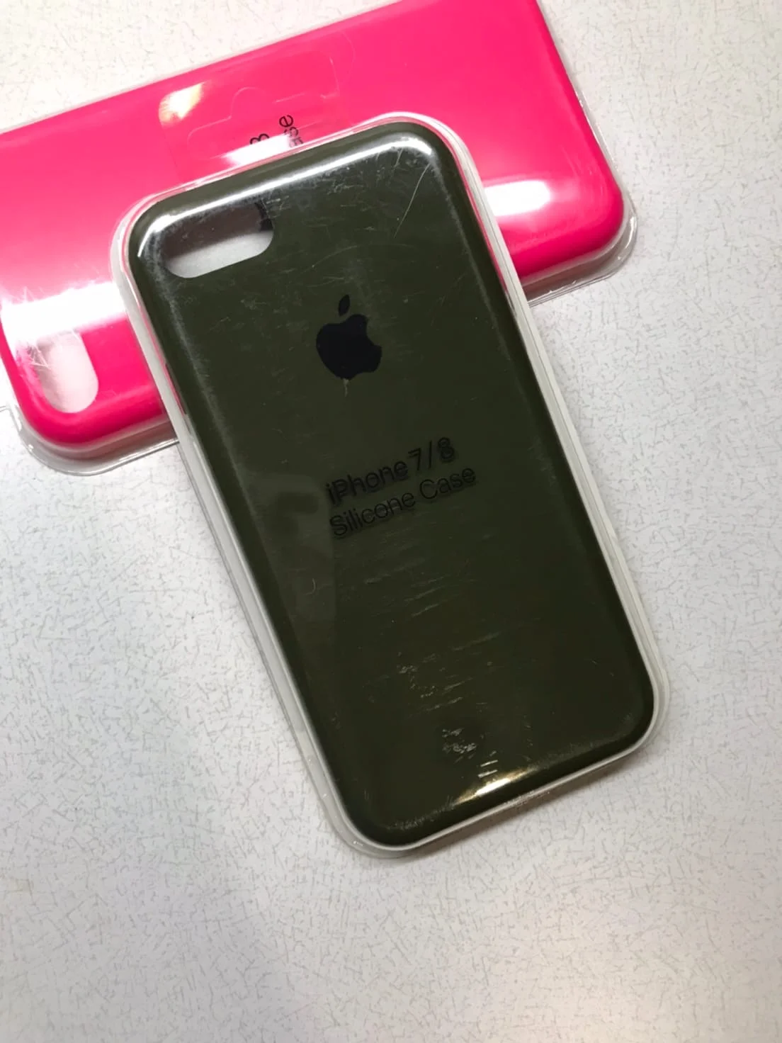Лесной зеленый защитный силиконовый чехол для iphone 7 iphone 8 с яблоком