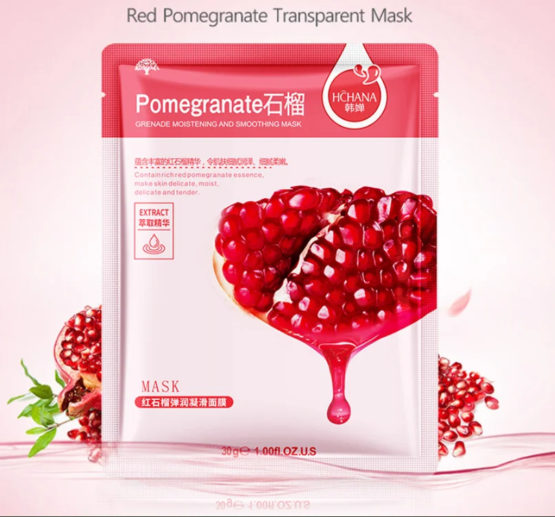 Красный тканевая маска ROREC Natural skin care mask