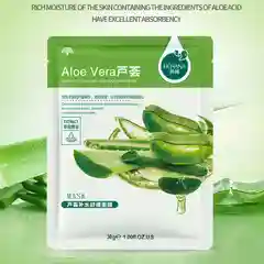 Зеленый тканевая маска ROREC Natural skin care mask