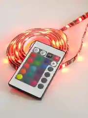 RGB светодиодная лента с пультом управления и питанием от USB