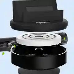Серебряный автомобильный держатель для телефона 3 в 1