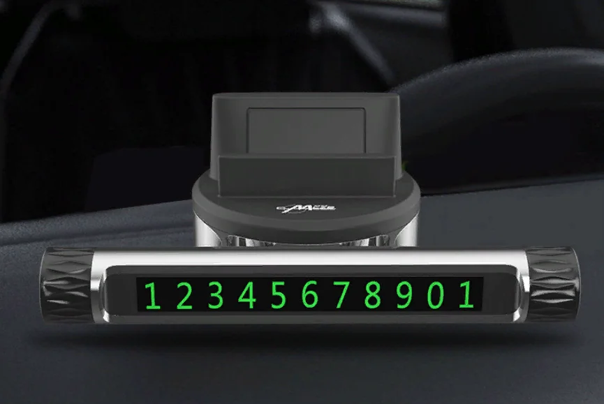 Серебряный автомобильный держатель для телефона 3 в 1