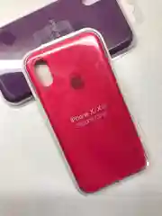 Коралловый меланж защитный силиконовый чехол для iphone X iphone 10 с яблоком