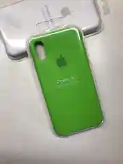 Лайм защитный силиконовый чехол для iphone X iphone 10 с яблоком
