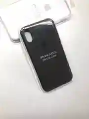Угольный защитный силиконовый чехол для iphone X iphone 10 с яблоком