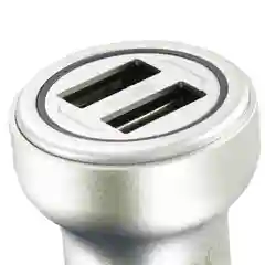Dotfes / АЗУ Dotfes B05L 2xUSB, 3.4A, silver + кабель Lightning