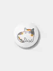 Значок "Разноцветный котик", 25 мм