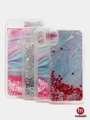 Чехол с блестками для iPhone X, XS