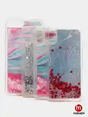 Чехол с блестками для iPhone X, XS