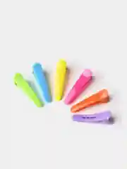 Заколка пластиковая "Крокодил", 10 штук