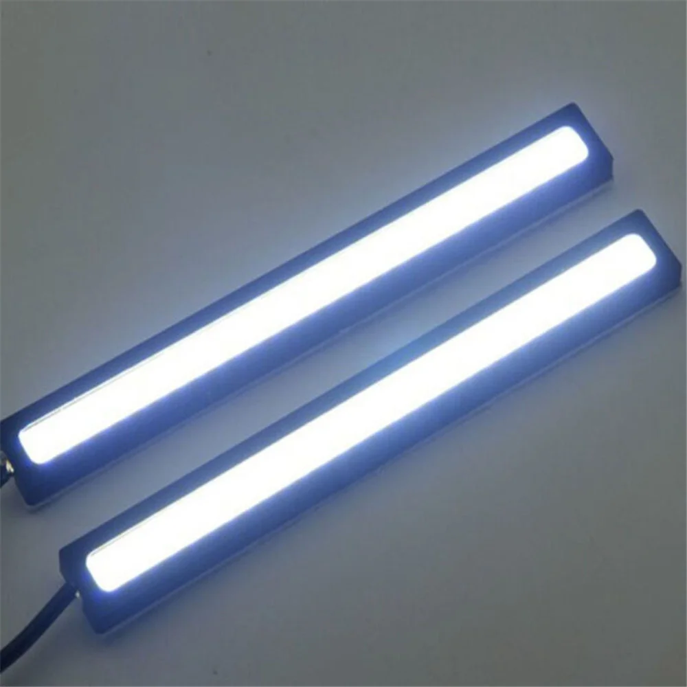 Дневные ходовые огни COB LED 2 штуки ДХО габариты, противотуманки, стоп-сигналы 17 см