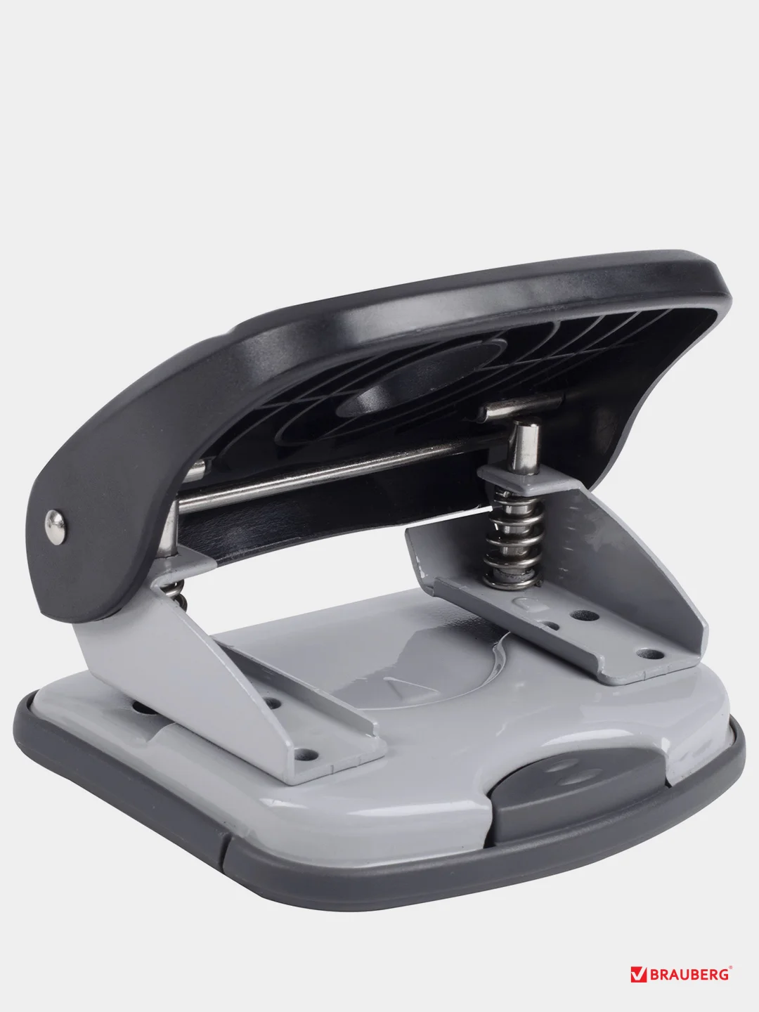 Дырокол BRAUBERG "Original", до 25 листов, черный, 222542