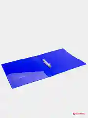 Папка на 2 кольцах BRAUBERG "Neon", 25 мм, неоновая, синяя, до 170 листов 0,7 мм 227459