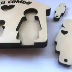 Ключница настенная "Семья"