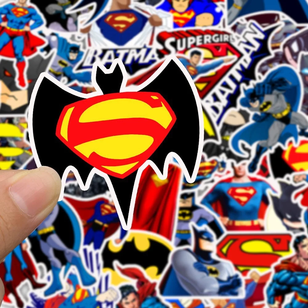 Стикеры Superman VS Batman 45шт
