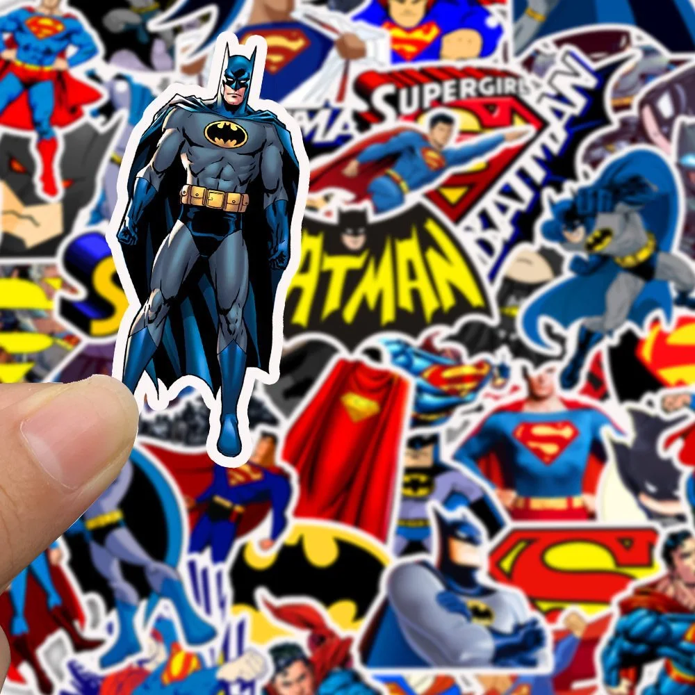 Стикеры Superman VS Batman 45шт