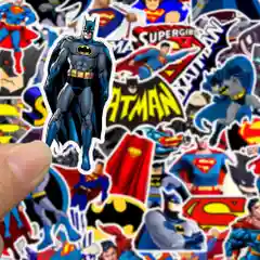 Стикеры Superman VS Batman 45шт