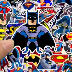 Стикеры Superman VS Batman 45шт