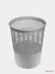 Корзина для бумаг BRAUBERG сетчатая, 14 л, серая, 237004