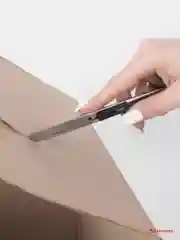 Нож канцелярский 9 мм BRAUBERG "Extra 30", металлический, лезвие 30, автофиксатор, подвес,