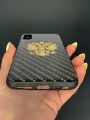 Чехол для iPhone силиконовый с пластиковой накладкой