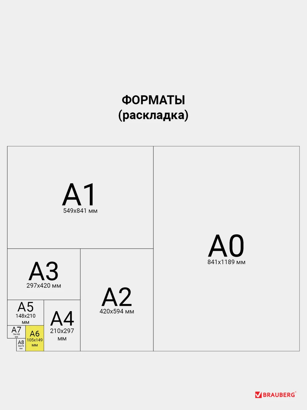 Пленки-заготовки для ламинирования А6, КОМПЛЕКТ 100 шт., 125 мкм, BRAUBERG, 530806