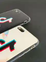 Чехол для iPhone из гибкого пластика "Tik Tok"