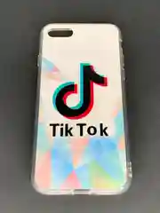 Чехол для iPhone из гибкого пластика "Tik Tok"