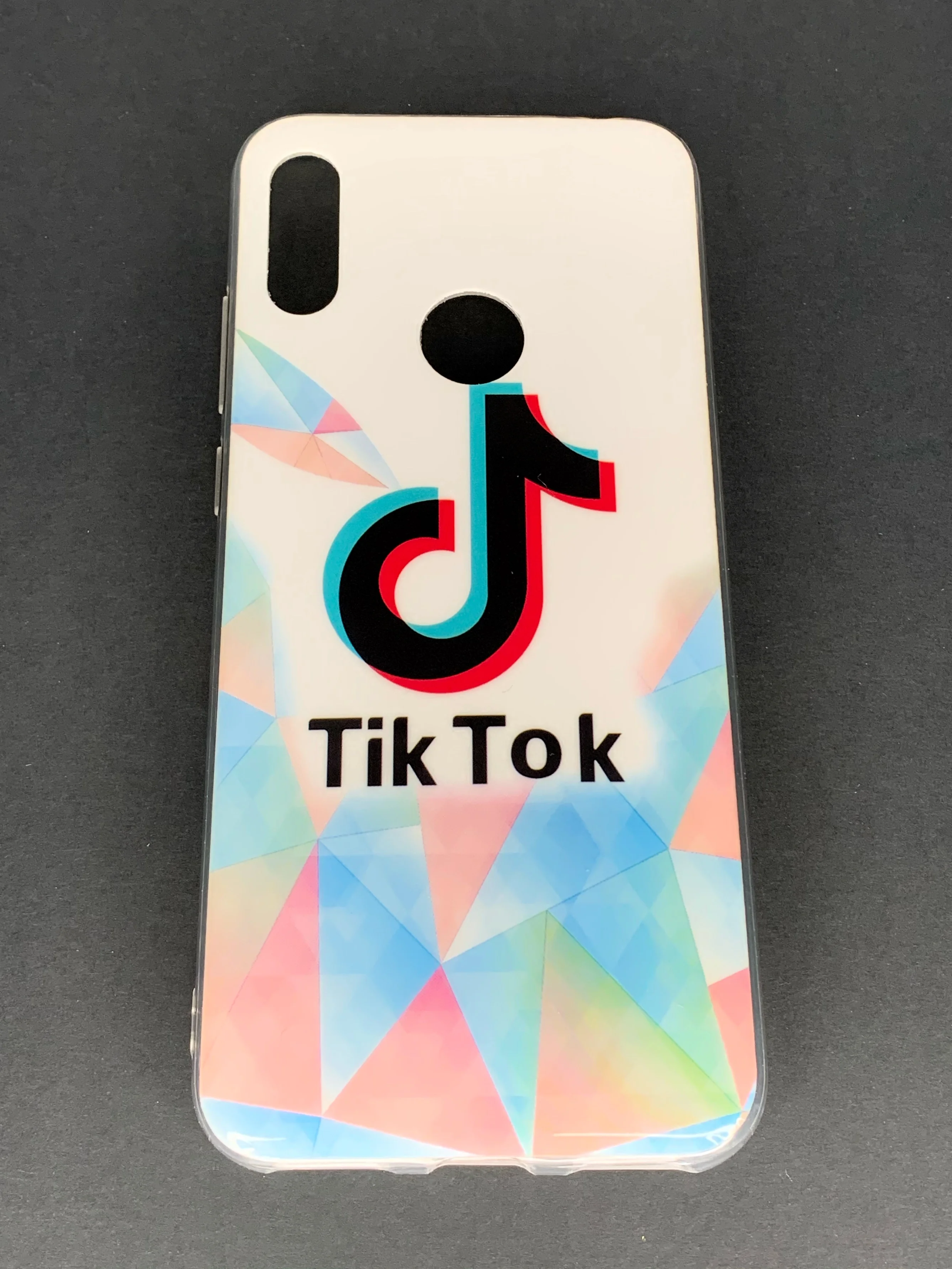 Чехол для iPhone из гибкого пластика "Tik Tok"