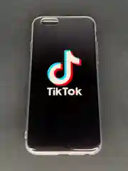 Чехол для iPhone из гибкого пластика "Tik Tok"