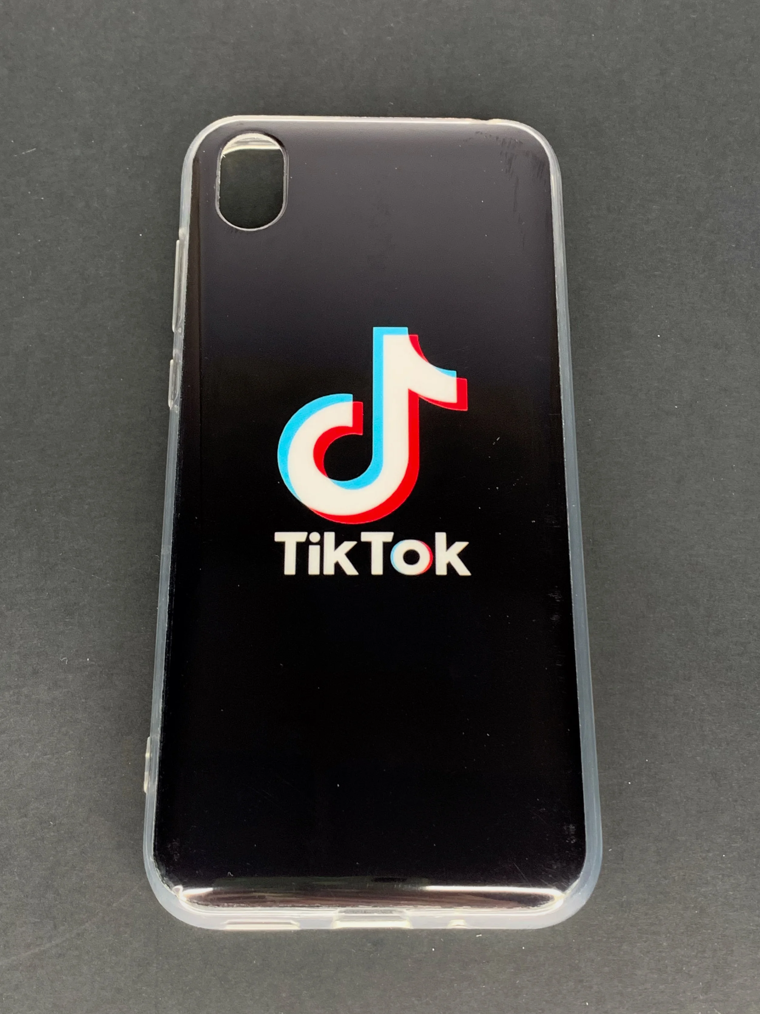 Чехол для iPhone из гибкого пластика "Tik Tok"
