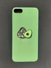 Чехол для iPhone из гибкого пластика "Avocado"
