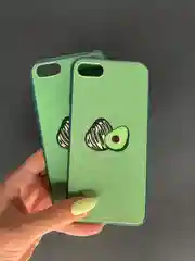 Чехол для iPhone из гибкого пластика "Avocado"