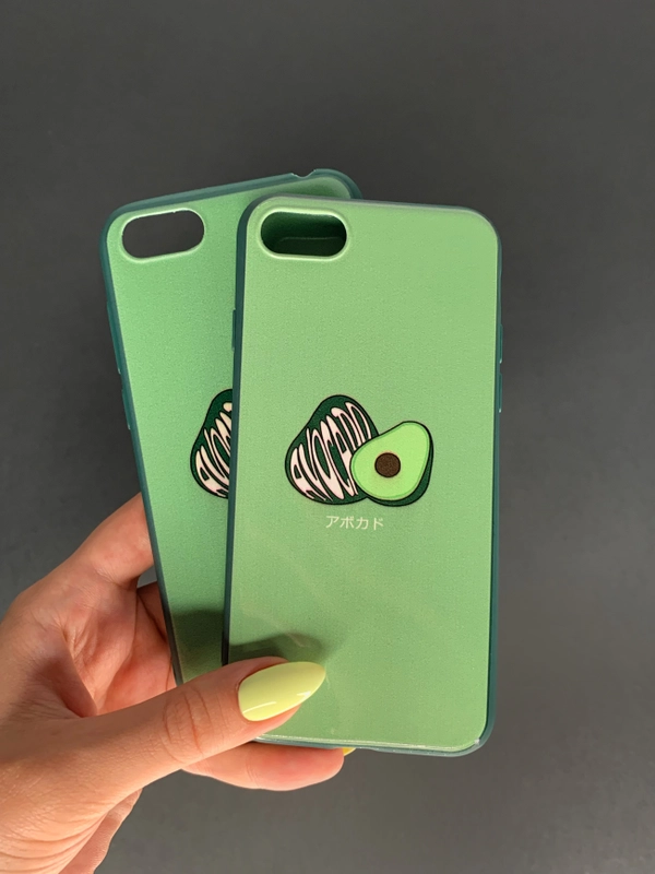 Чехол для iPhone из гибкого пластика "Avocado"