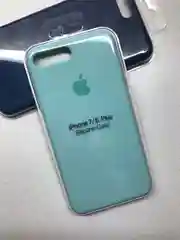 Мятный защитный чехол для iPhone 7+, iPhone 8+ с яблоком
