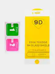 Белый защитное стекло 9D для iPhone 7 Plus, полное покрытие